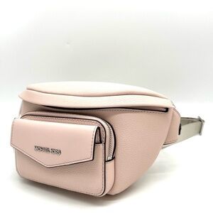 Michael Kors Maisie Large 2 in 1 Sling Pack Crossbody Bag Powder Blush